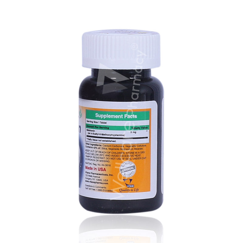 Vitane's Nature Melatonin 3Mg Tablets 30'S