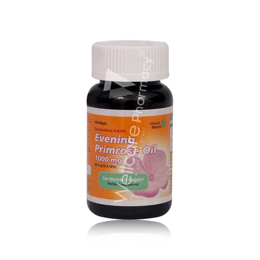 Vitane Evening Primrose Oil 1000Mg Cap 30'S
