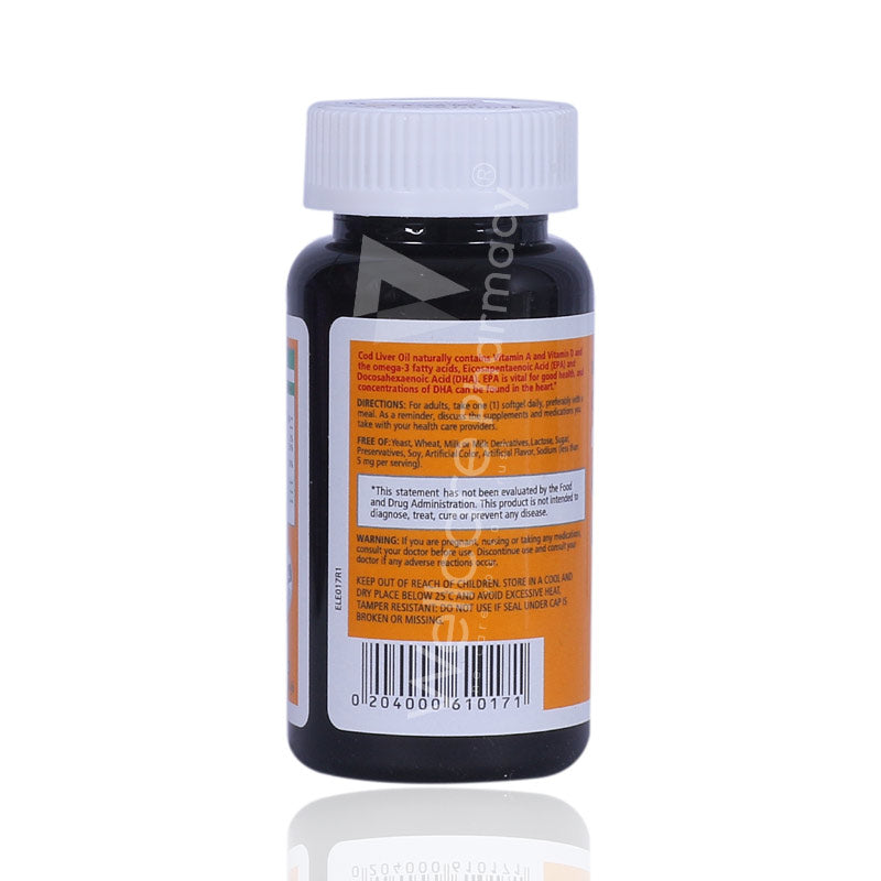 Vitane Norwegian Cod Liver Oil 1000Mg Capsules 30'S