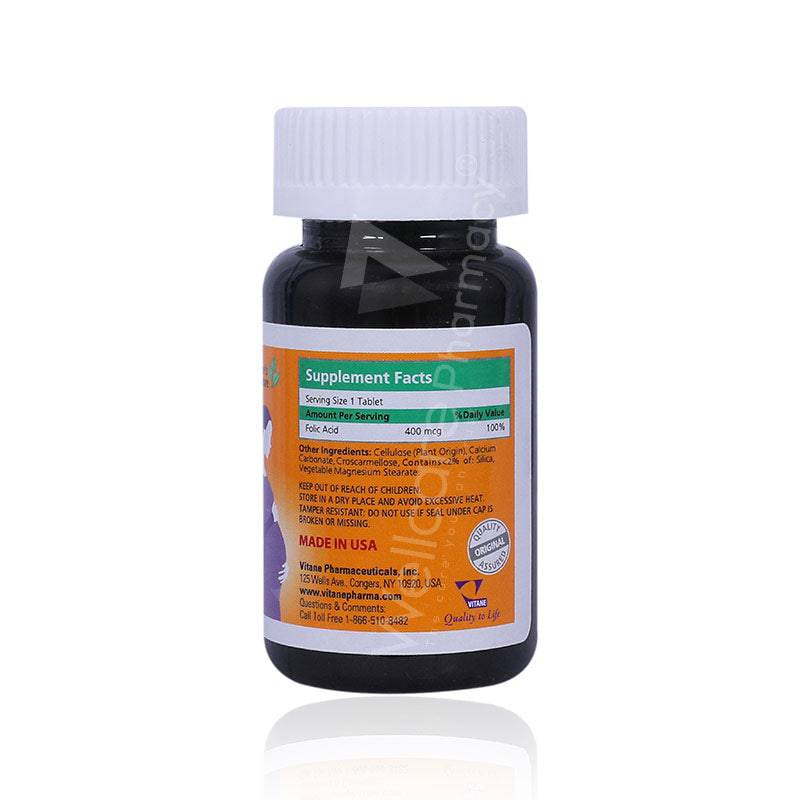 Vitane's Nature Folvyte 400Mcg Tablets 30'S