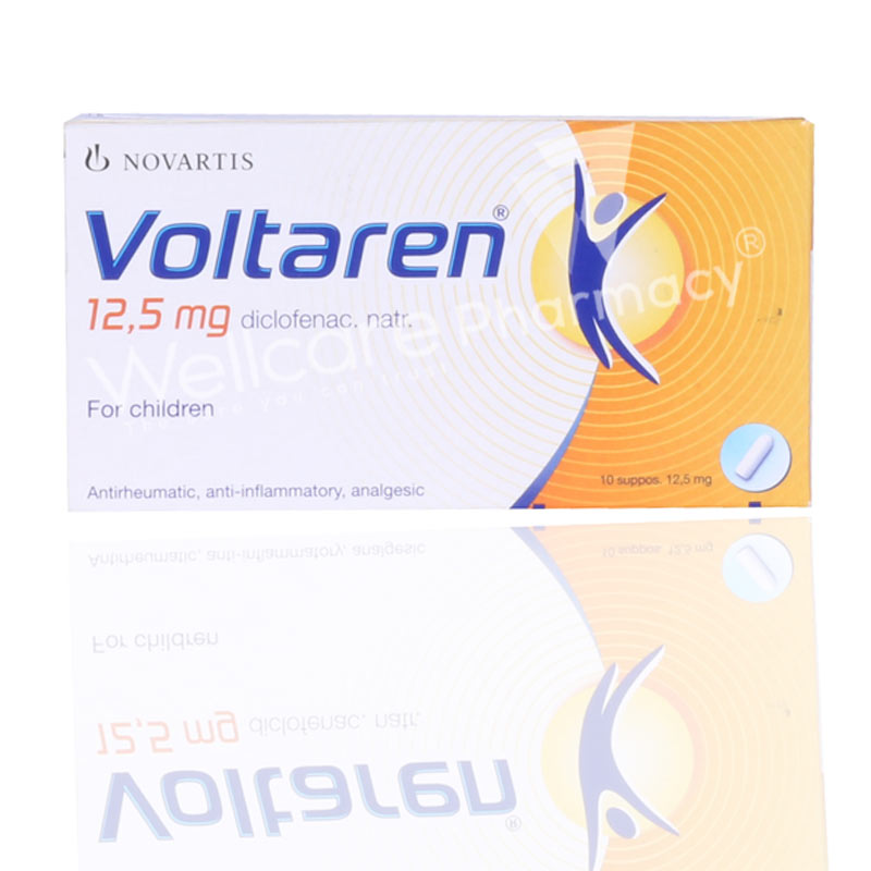 Voltaren 12.5mg Suppositories 10'S
