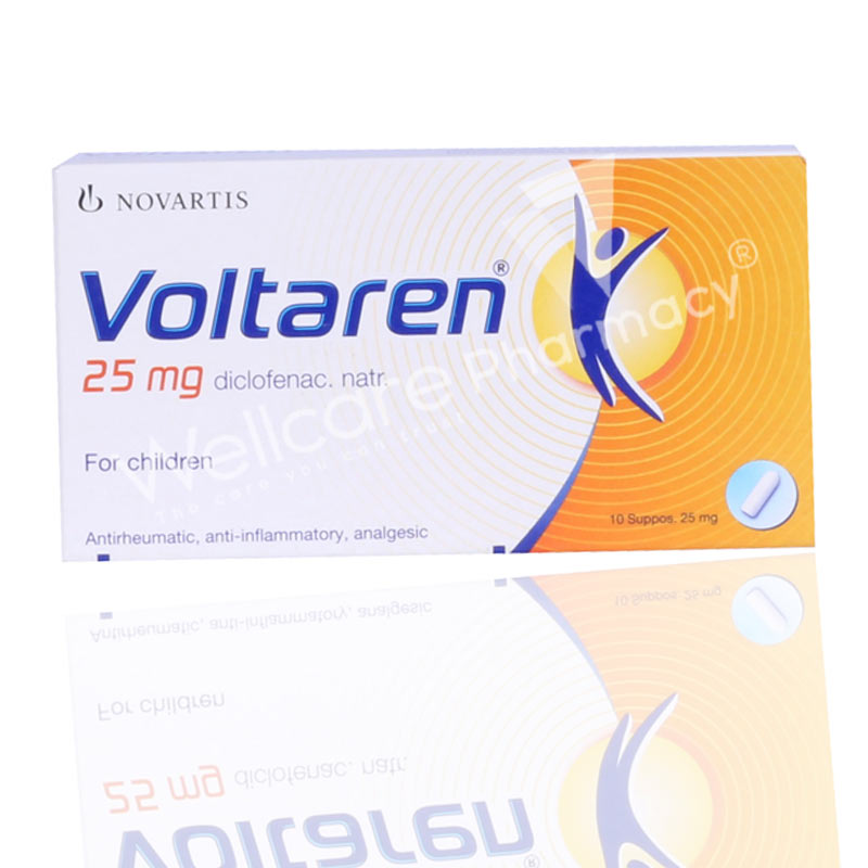 Voltaren 25mg Suppositories 10'S