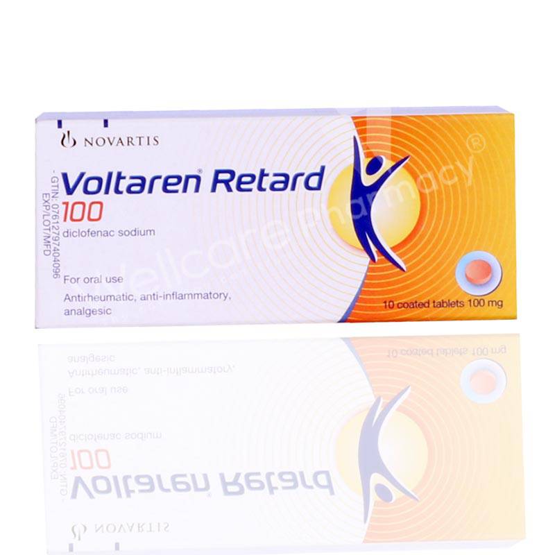 Voltaren Retard 100Mg Tablets 10'S - Wellcare Pharmacy