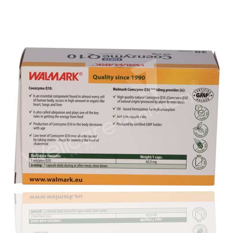 Walmark Coenzyme Q10 60Mg Capsules 30'S