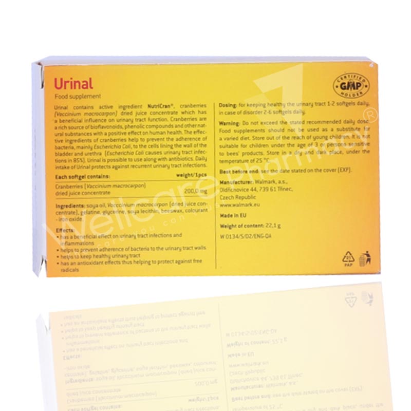 Walmark Urinal Softgels 30'S