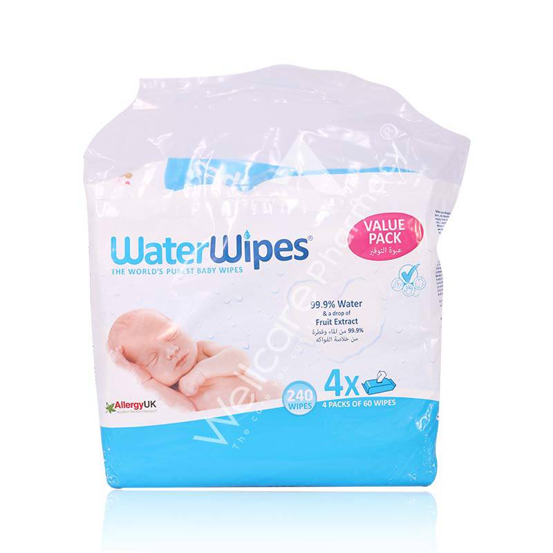 Waterwipes Value Pack 4X60 240'S