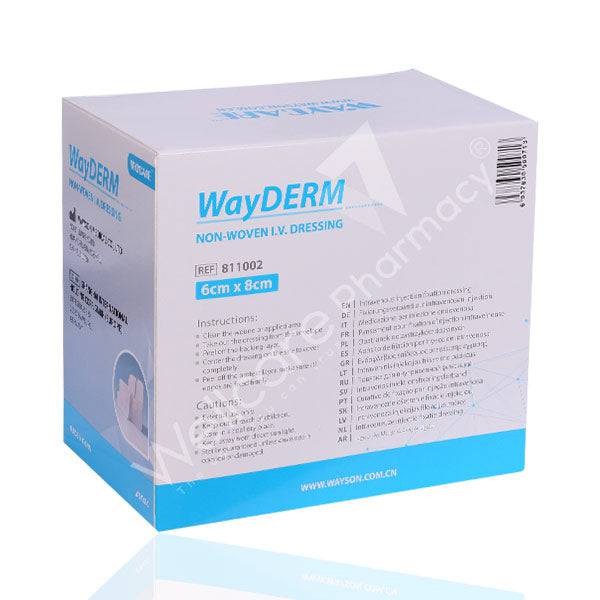 Waycare Iv Dressing Plaster 6X8 Cm 100'S - Wellcare Pharmacy
