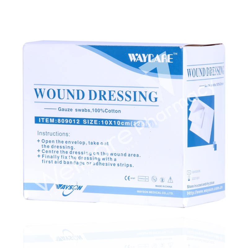 Waycare Sterile Gauze Swabs 10X10 Cm 30'S