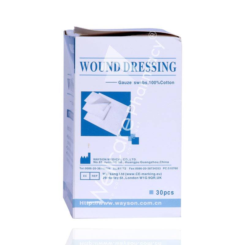 Waycare Sterile Gauze Swabs 10X10 Cm 30'S - Wellcare Pharmacy