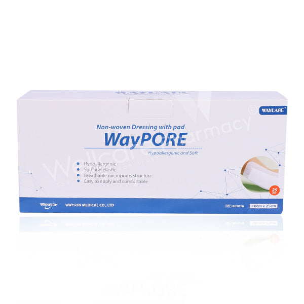 Waycare Wound Dressing Plaster 10X25 Cm 25'S