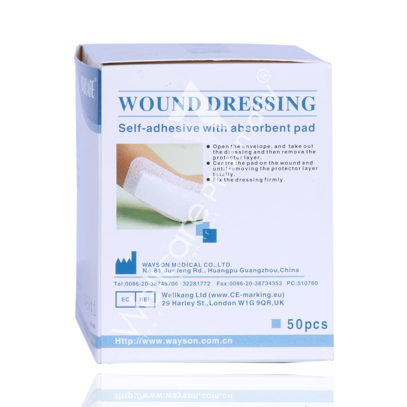 Waycare Wound Dressing Plaster 6x10 Cm 50'S