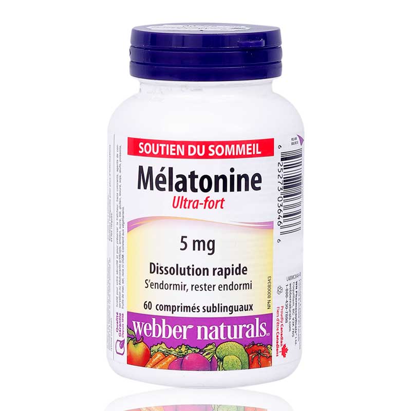 Webber Natural Melatonin 5Mg Timed Release Tablets 60'S