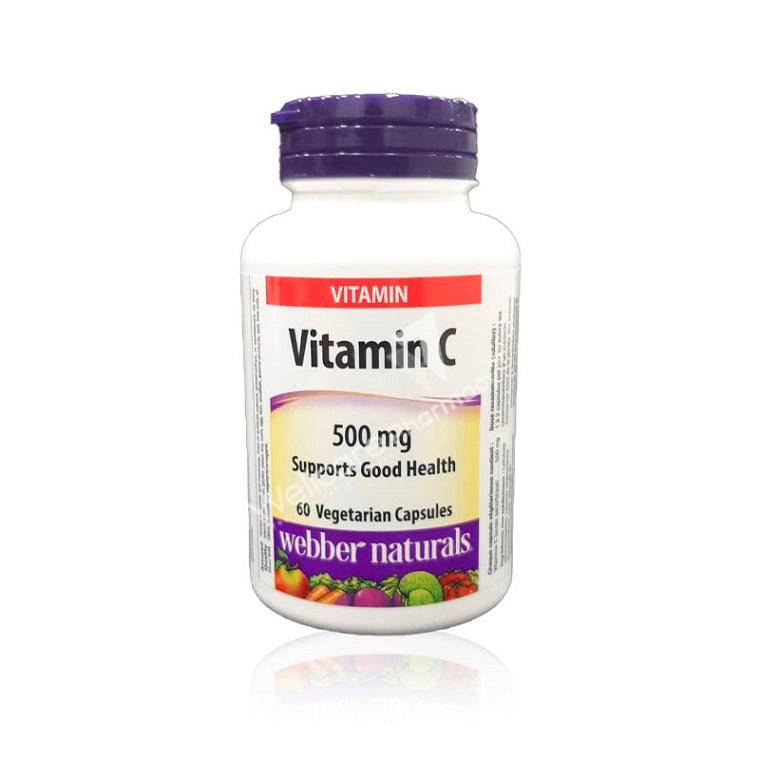 Webber Naturals Vitamin C 500Mg Capsules 60'S