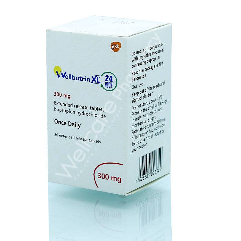 Wellbutrin Xl 300Mg Tablet 1X30s' - Wellcare Pharmacy