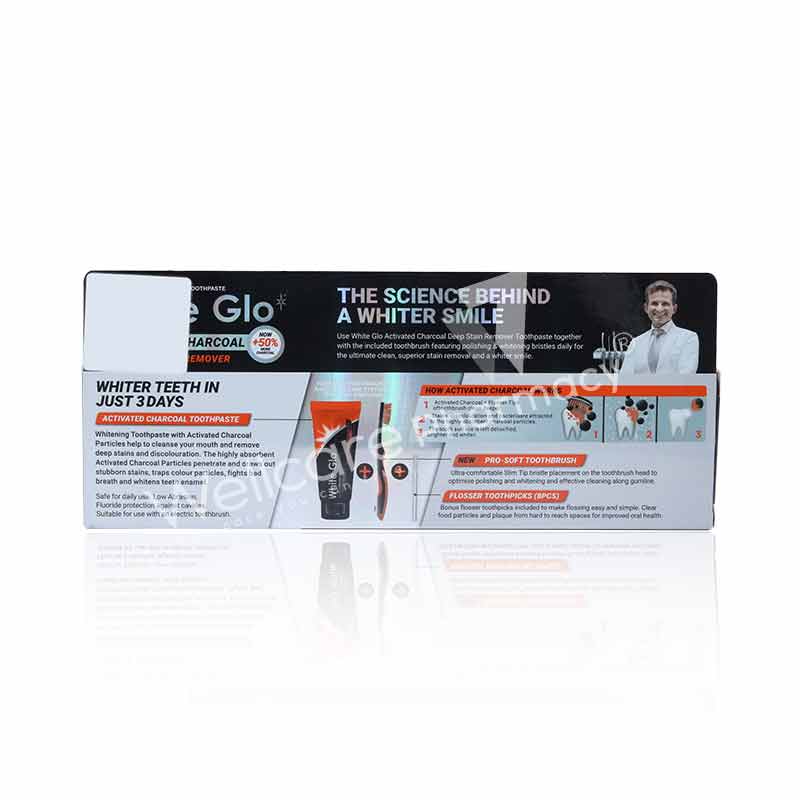 White Glo Activated Charcoal Dsr Toothpaste 150G