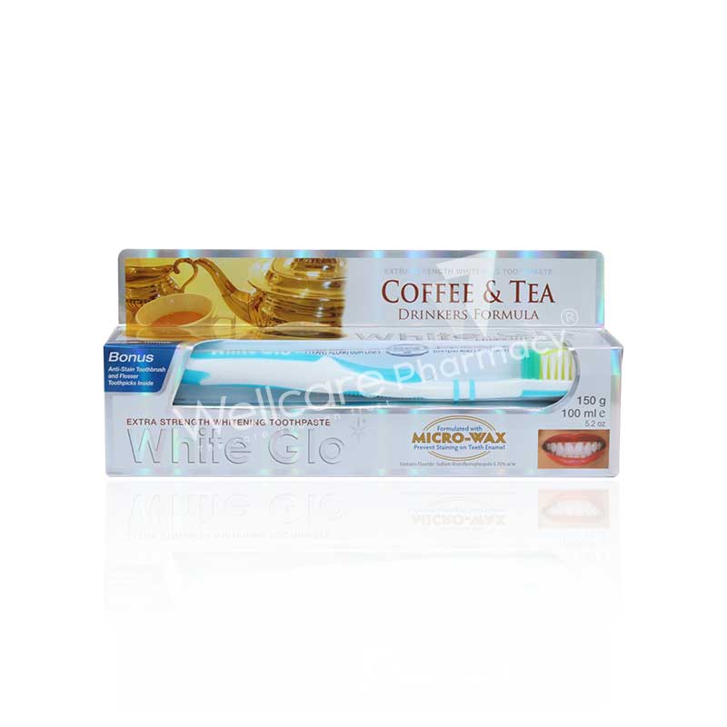 White Glo Coffe&Tea Drinkers Formula Toothpaste 150G
