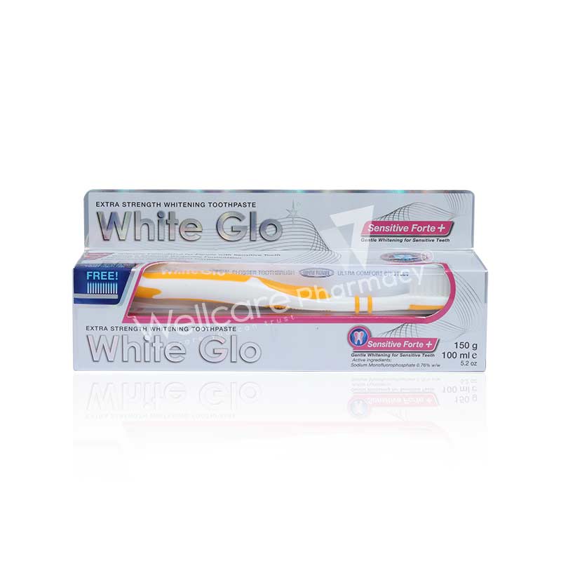 White Glo Sensitive Forte Toothpaste 150G