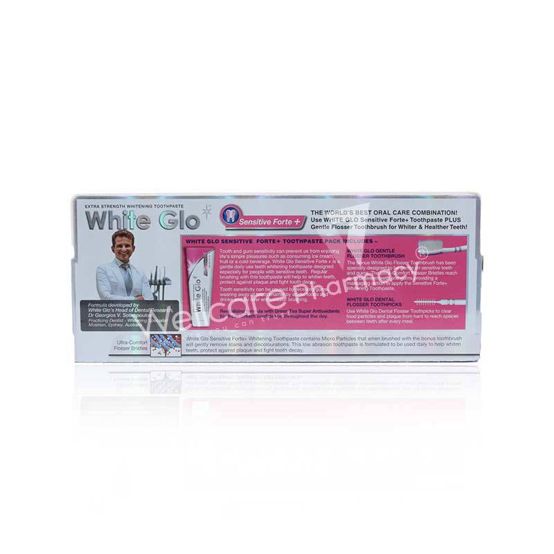 White Glo Sensitive Forte Toothpaste 150G