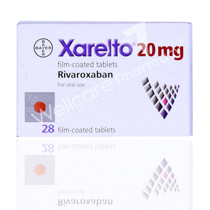 Xarelto 20Mg Tablets 28'S - Wellcare Pharmacy