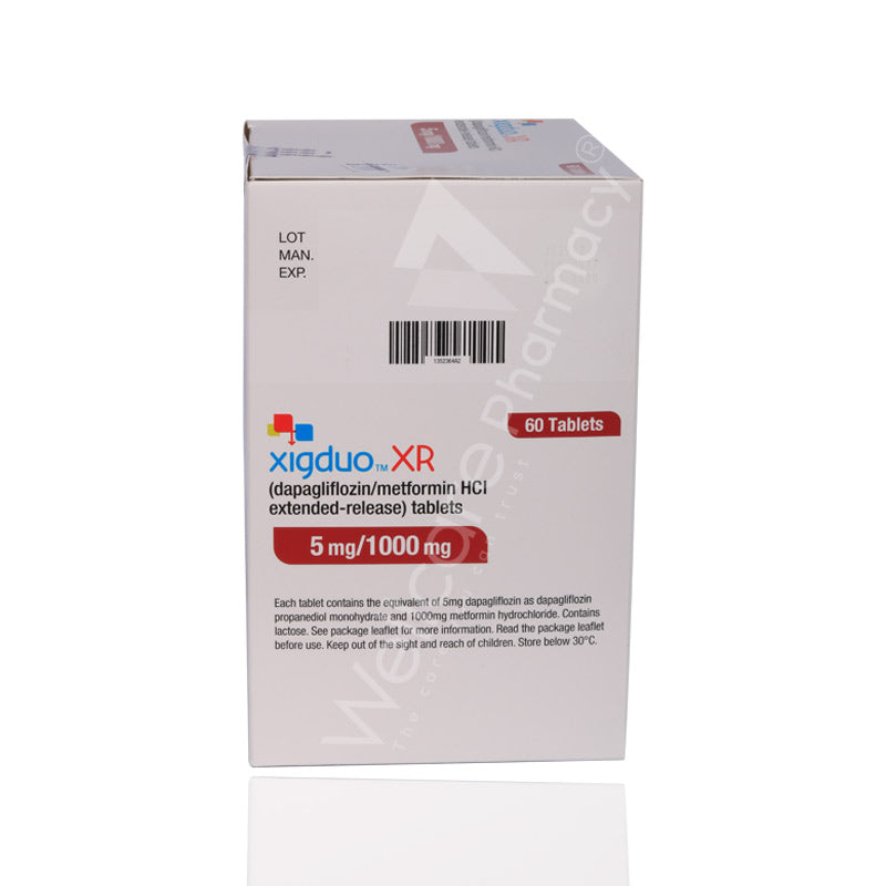 Xigduo Xr 5Mg/1000Mg 6X10 60'S