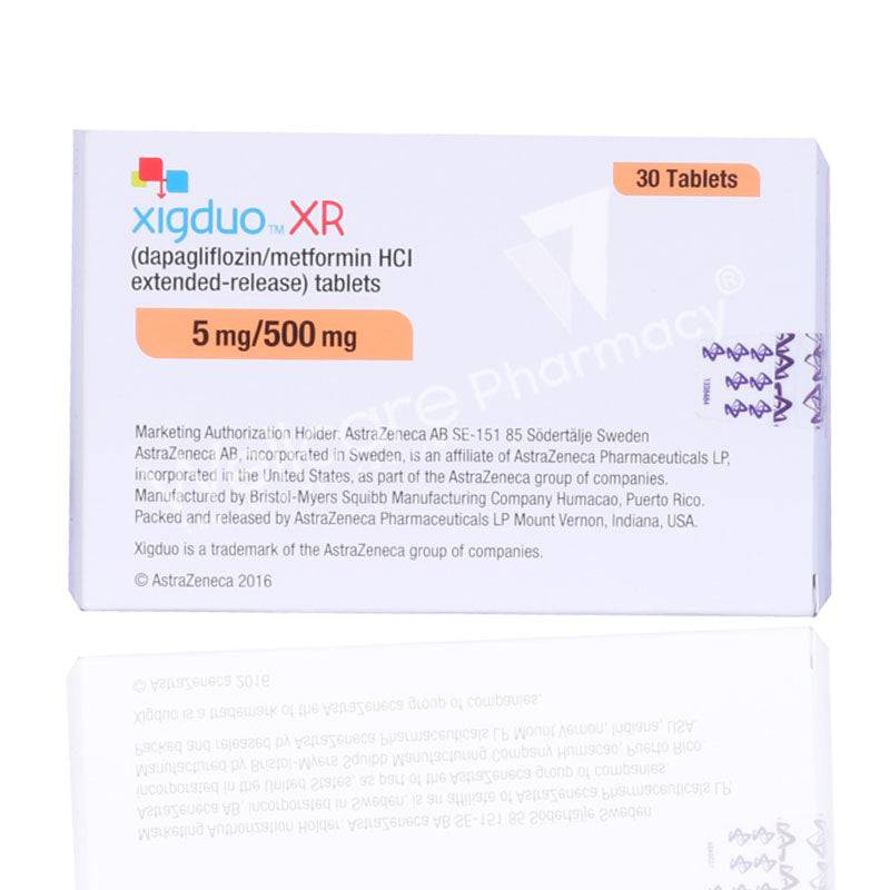 Xigduo Xr 5Mg/500Mg 30'S - Wellcare Pharmacy