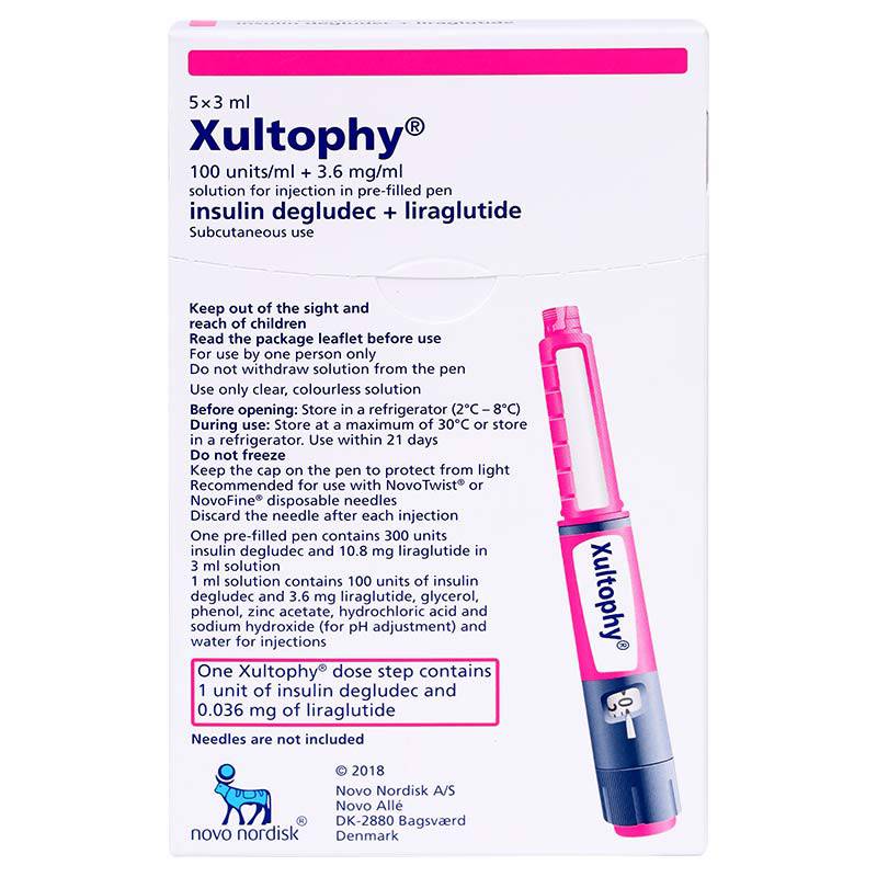 Xultophy Pre-Filled Pen 5X3ml