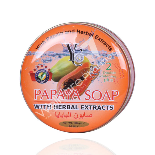 Yc Papaya Soap Metal Box 100G