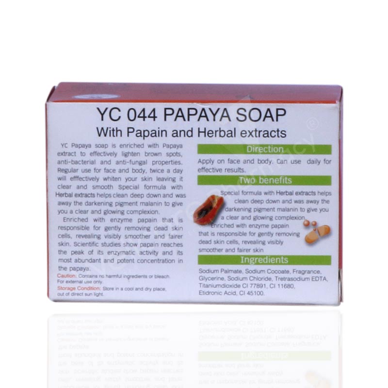 Yc Papaya Soap With Herbal Extracts 100Gm