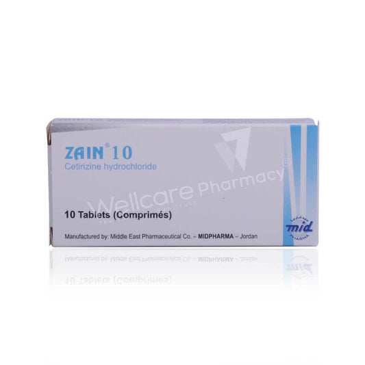 Zain 10Mg Tablets 10'S