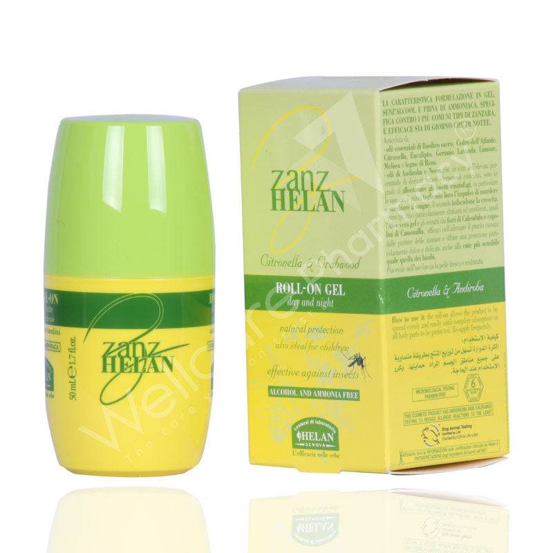 Zanz Helan Gel Roll On Day & Night 50Ml - Wellcare Pharmacy