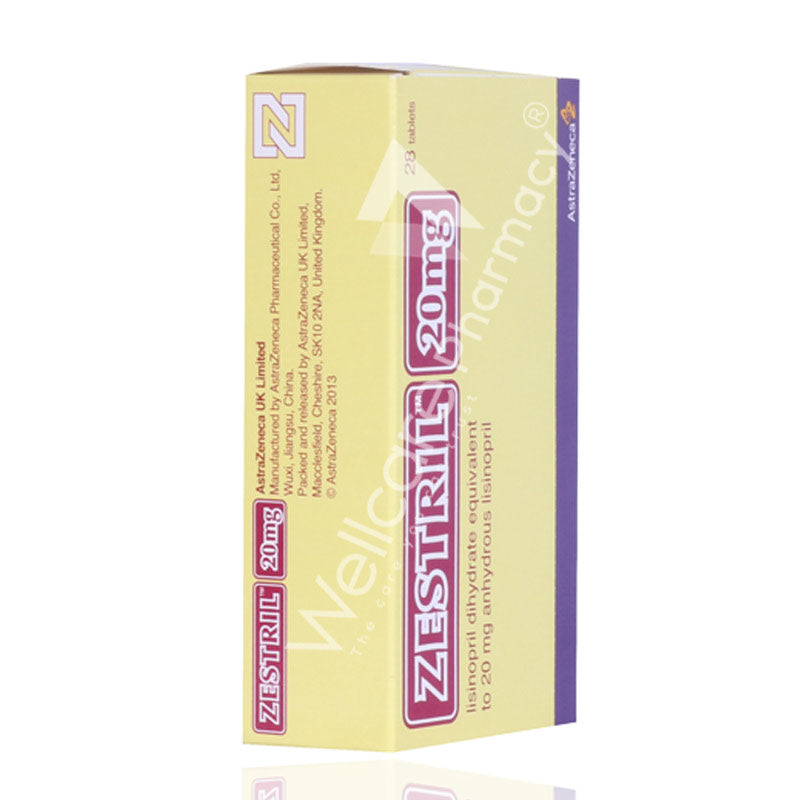 Zestril 20mg Tablets 28'S