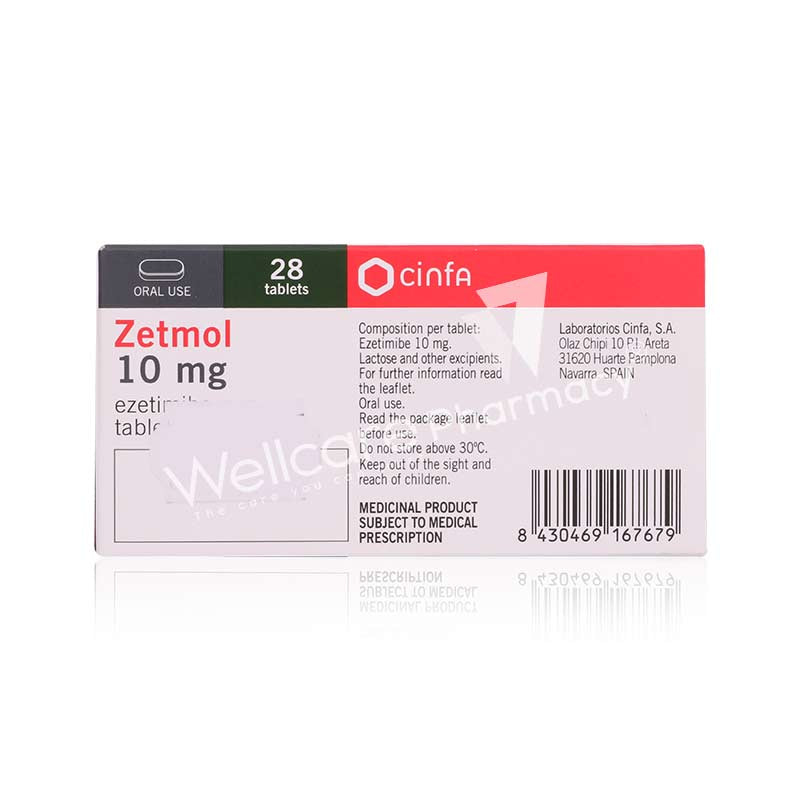 Zetmol 10Mg Tablets 28'S