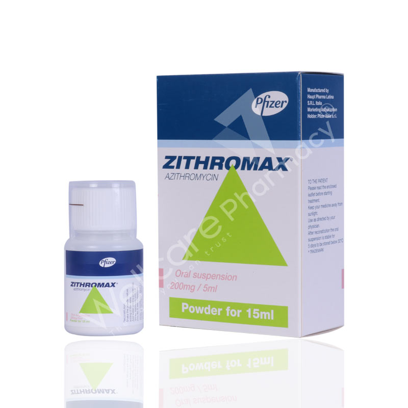 Zithromax 200Mg Susp 15Ml