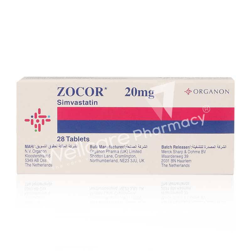 Zocor 20Mg Tablets 28'S - Wellcare Pharmacy