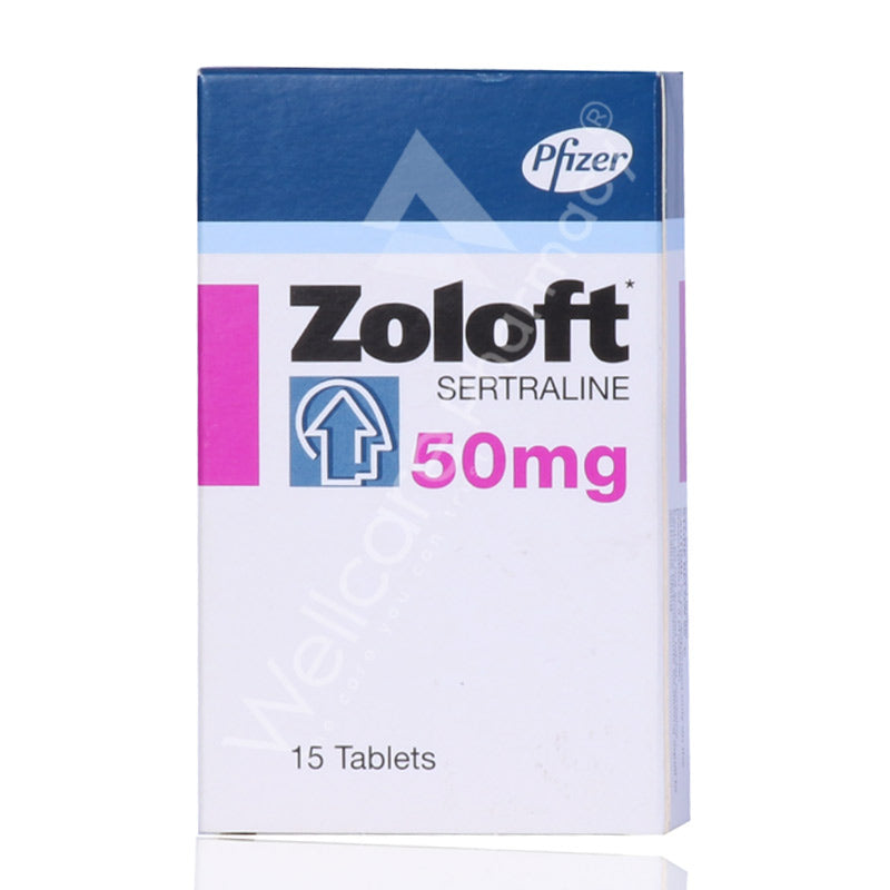 Zoloft 50mg Tablets 15'S
