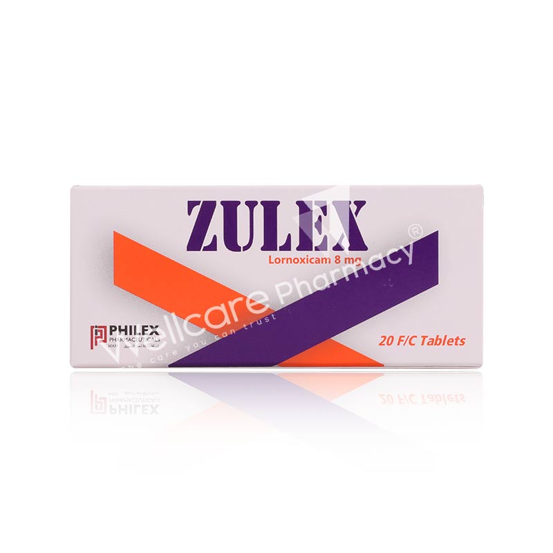 Zulex 8mg Tablets 20'S