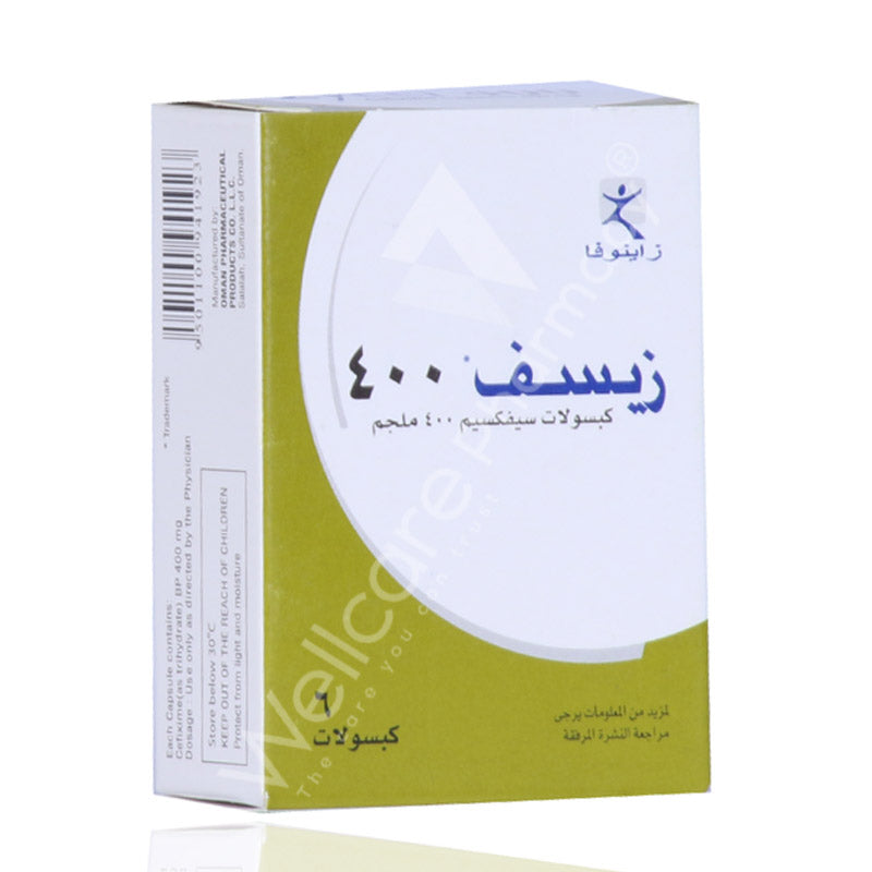 Zycef 400Mg Capsules 6'S