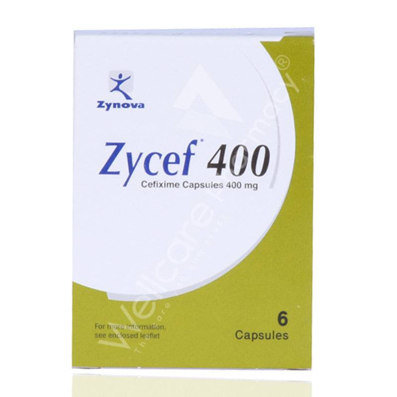 Zycef 400Mg Capsules 6'S - Wellcare Pharmacy