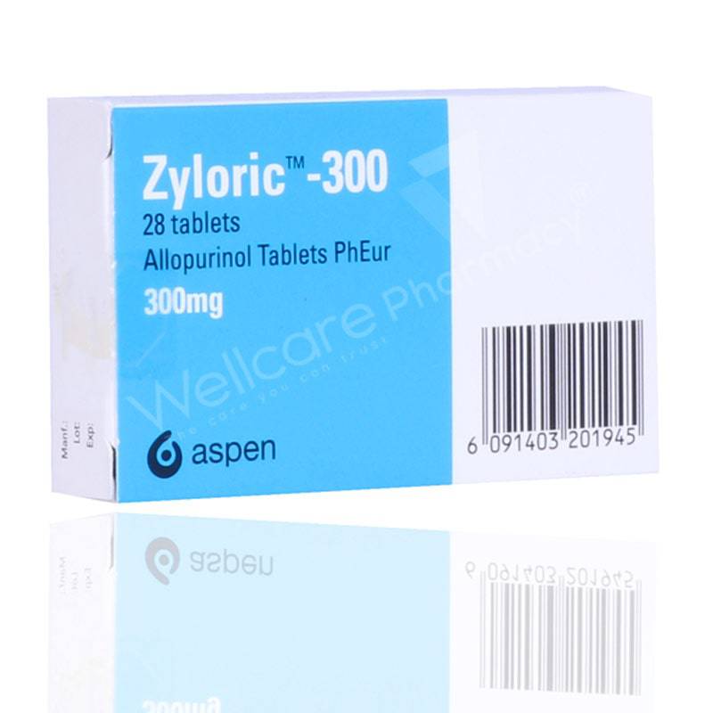 Zyloric 300Mg Tablets 28'S - Wellcare Pharmacy