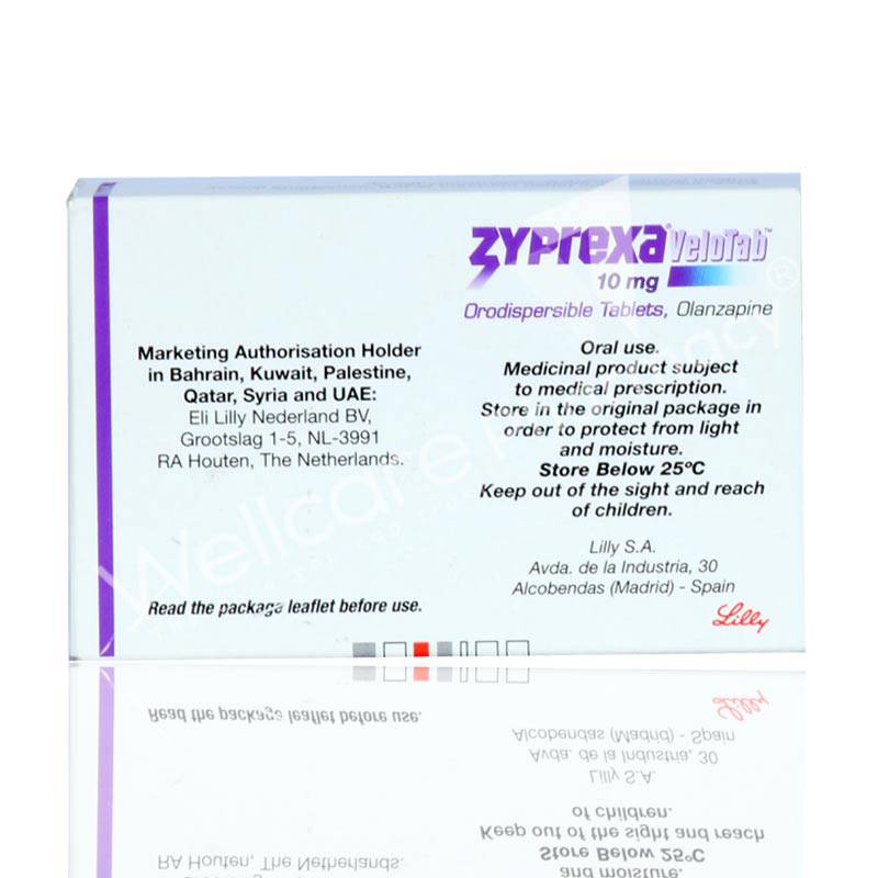 Zyprexa Velotab 10Mg Orodispersible Tablets 28'S - Wellcare Pharmacy