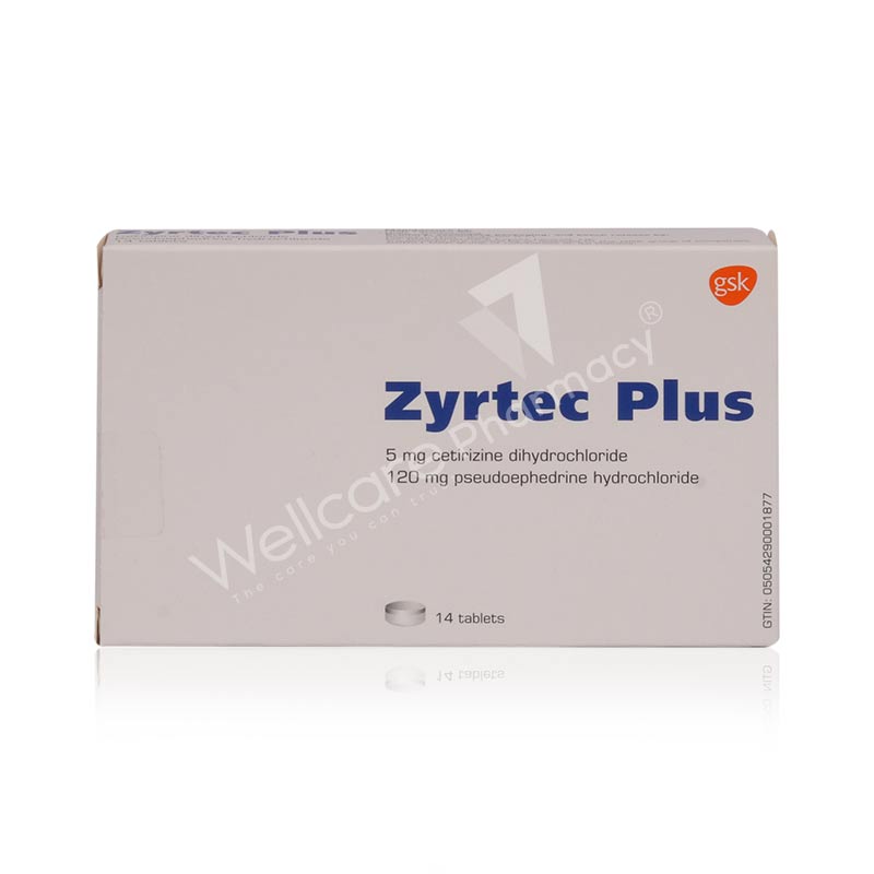 Zyrtec Plus Tablet 14'S