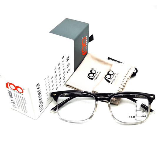 100 Eyewear Reading Glass Black+transparent Anti-Blue Lens/+1.0 - Wellcare Pharmacy
