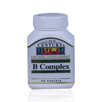 21st Century B Complex With Vitamin C Caplets 30'S