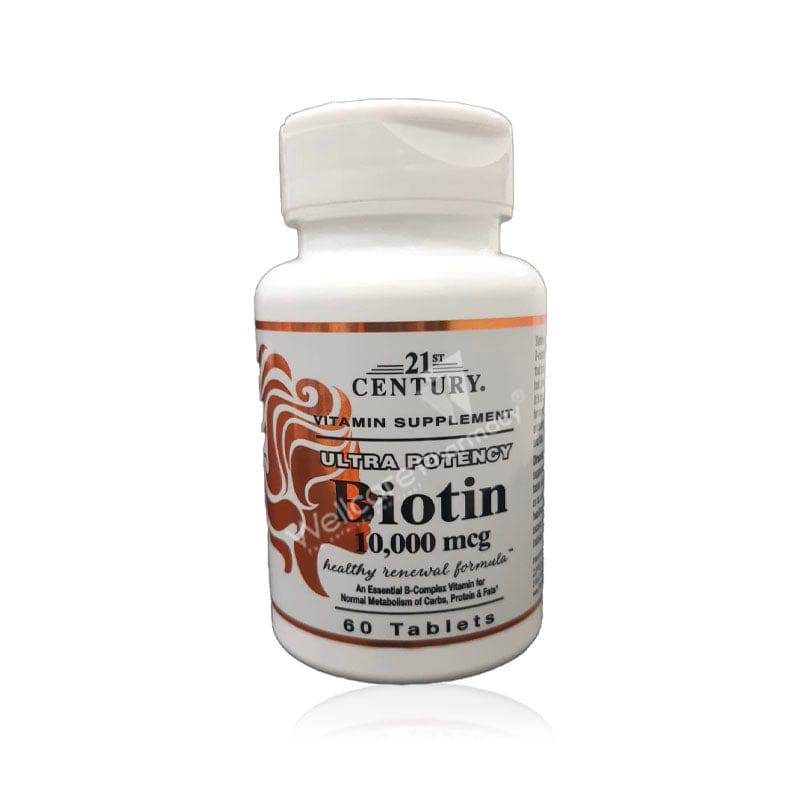 21St Century Biotin 10000Mcg Tablets 60'S 21St Century Biotin 10000Mcg Tablets 60'S