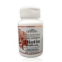 21St Century Biotin 10000Mcg Tablets 60'S