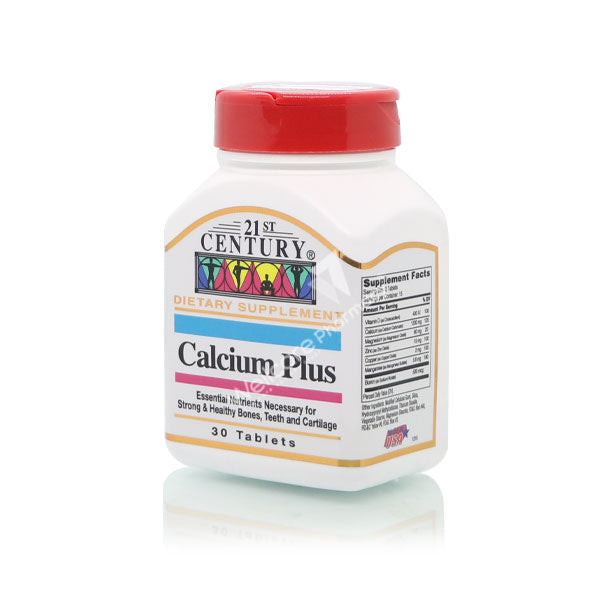 21St Century Calcium Plus Tablets 30'S