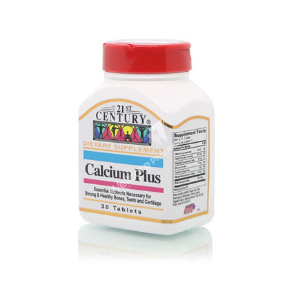 21St Century Calcium Plus Tablets 30'S