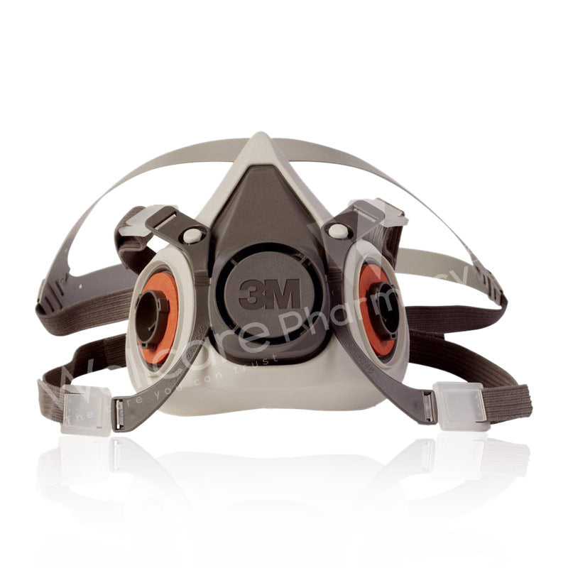 3M Half Facepiece Reusable Respiratory Pro Tection Medium With Filter Face Mask 1'S