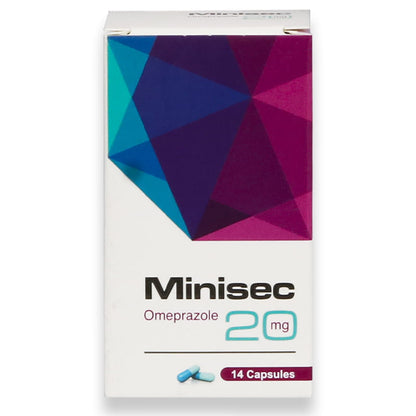 Minisec 20mg Capsules 14'S