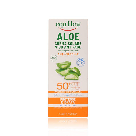 EQUILIBRA ALOE ANTI-AGING SUN FACE CREAM SPF 50+ 75ML